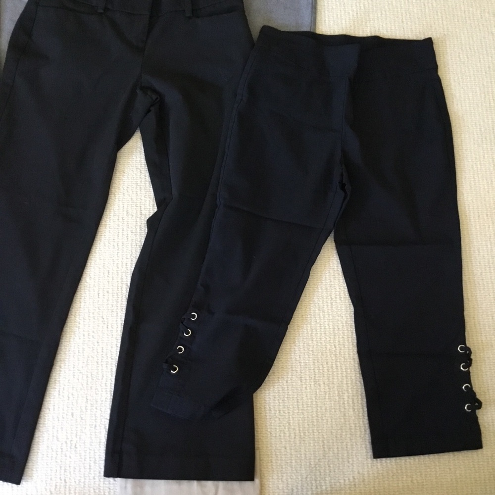 New York & Company Black Straight-Leg Dress Pants - Picture 3 of 10